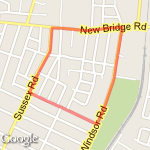 NewBridge and BriarCliffe route map