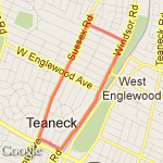 BriarCliffe to Billington  route map