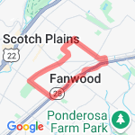 4 mile long run route map