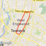 New Bridge to Windsor to Billington to Sussex route map