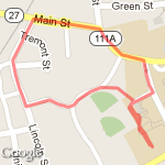 1 Mile gould and back route map