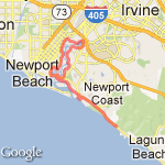 El Moro to Back Bay Loop route map