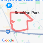 4.8 miles Village Creek route map