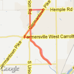 area 8 triangles + bearcreek  route map