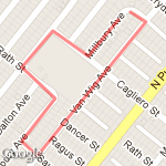 1 mile run route map