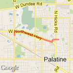 northwest highway route map