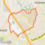 West LA Loop route map