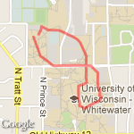 1.27 mile run route map