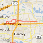 The John T. White route map