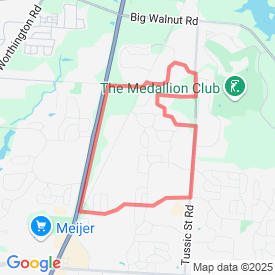 Run My Route - Running Map 5 Mile - Westerville
