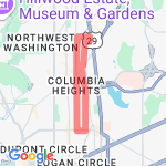 U Street Run route map