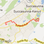 Horseshoe to home route map