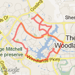 8 & 9 miler from Villa route map