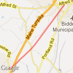 Biddeford Eastern Trail 12 Mile Loop route map