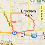 5.1 Northview, Village Creek, Brooklyn Blvd. Arround the bloc route map