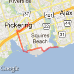 9km Rotary Park to Home route map