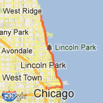 10 mile north  route map