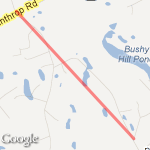 bushy hill route map