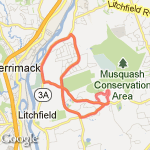 10.75 Loop route map