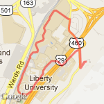 4 mi route from circle route map