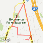 Meadow Road Loop route map