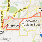 Tualatin Elementary School route map