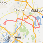 Freetown-Lakeville route map