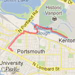 house to speedway route map