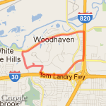 Randoll Mill route map