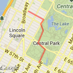 Levain Bakery route map