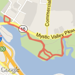 Mystic MacDonald 2-1/2 mile route map