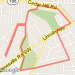 marten's park loop route map