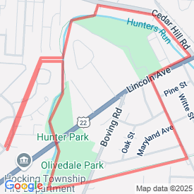 Run My Route - Running Map martens park loop
