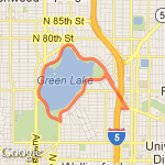 Greenlake loop route map