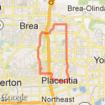 fullerton MAIN! route map