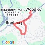 Bredbury library route map