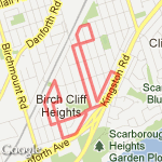 5K-6K(Tuesday) route map