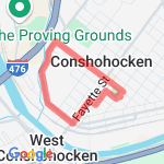 Collwell Lane route map