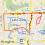 5 miler route map