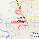 SRC-10-12Min/Mile Group - 9 Miles route map