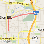 home to 355 route map