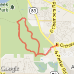 dirt trails route map