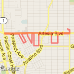 To Pacific Coast Highway and Snake Back route map