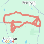 1/2 marathon  loop route map