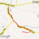 To Grist Mill route map