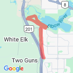 10 Km Dog Run route map