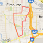 5.0 mile route route map