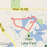 Hourse run route map