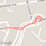 Walking the twins to school route map