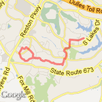 SW 5.25 Mile Loop route map